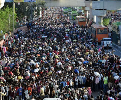 Cornavirus- लॉकडाइन में बाहर घूमने वाले मजबूर हैं या तो मजदूर हैं