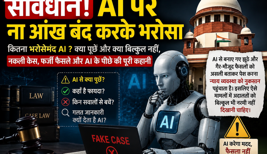 कितना भरोसेमंद AI ? क्या पूछें और क्या बिल्कुल नहीं, नकली केस, फर्जी फैसले और AI के पीछे की पूरी कहानी